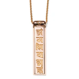 Shamballa Jewels Gold Bar Pendant - Large Flash Sale