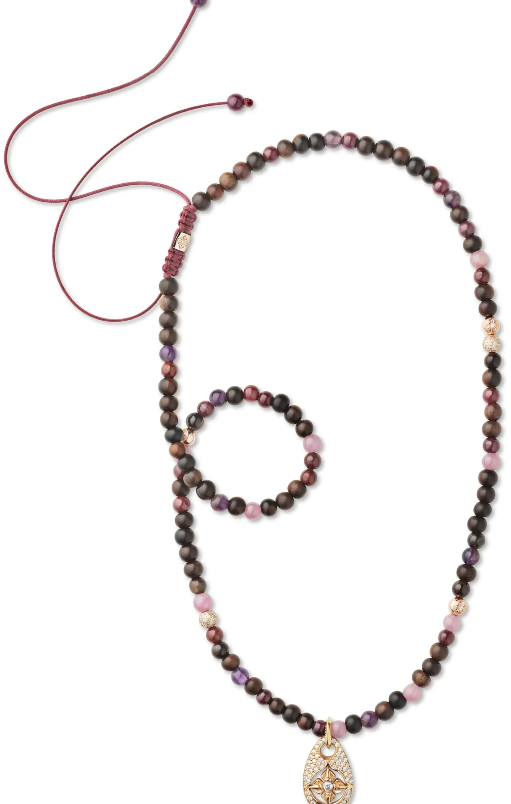 Shamballa Jewels Necklace with Dogtag Pendant Sale